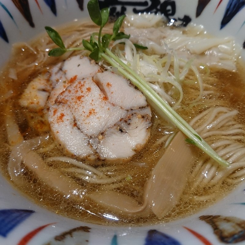 煮干し吟醸clear(鶏Soba 座銀 にぼし店 （トリソバ ザギン）)