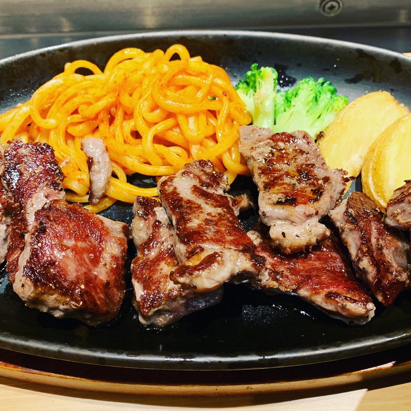 和風おろしカットステーキ定食(やよい軒 堂山店)