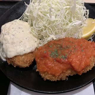カニクリームコロッケ定食(松乃家 方南町店 )