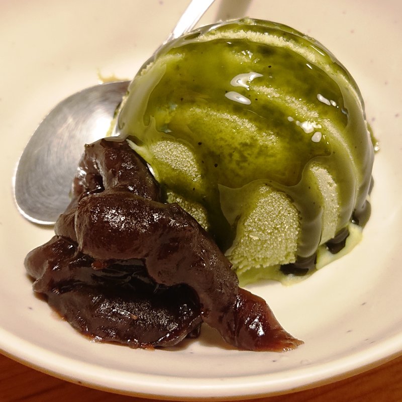 京都宇治抹茶アイス(鳥貴族 鹿島田店)