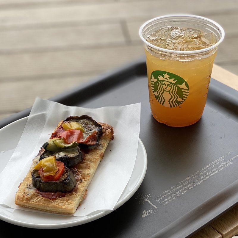 夏野菜のデニッシュ(スターバックスコーヒー スノーピークランドステーション白馬店)