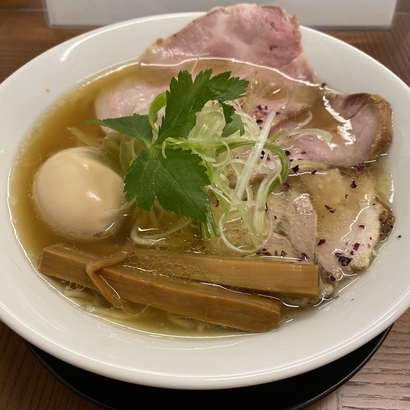 特選 温泉水 貝醤油ラーメン(ひな菊 阿波座店)