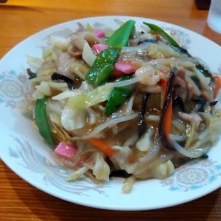 皿うどん(元祖赤のれん 節ちゃんラーメン 天神本店 )