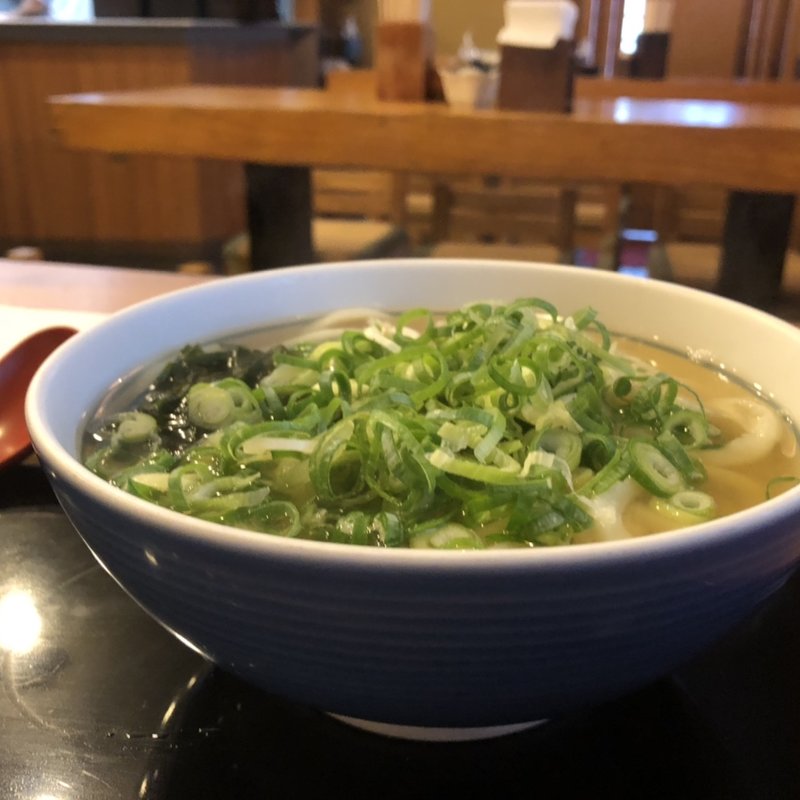 月見うどん(因幡うどん 渡辺通店)