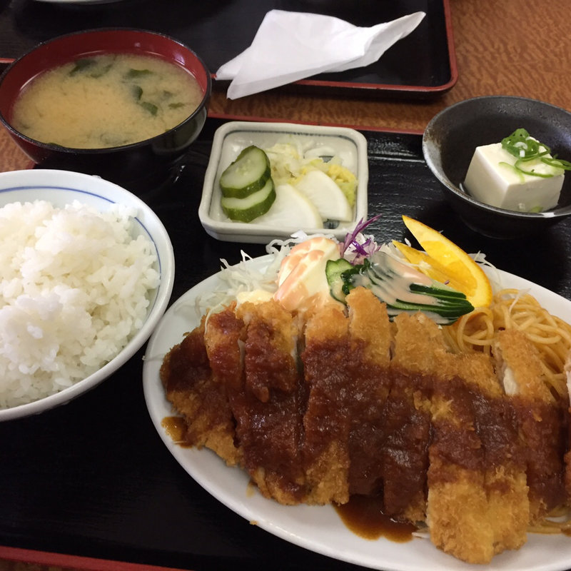 チキンカツ定食(一富士食堂 )