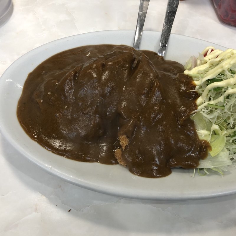 牛ヒレカツカレー(スタミナカレーの店バーグ 弥生町店)