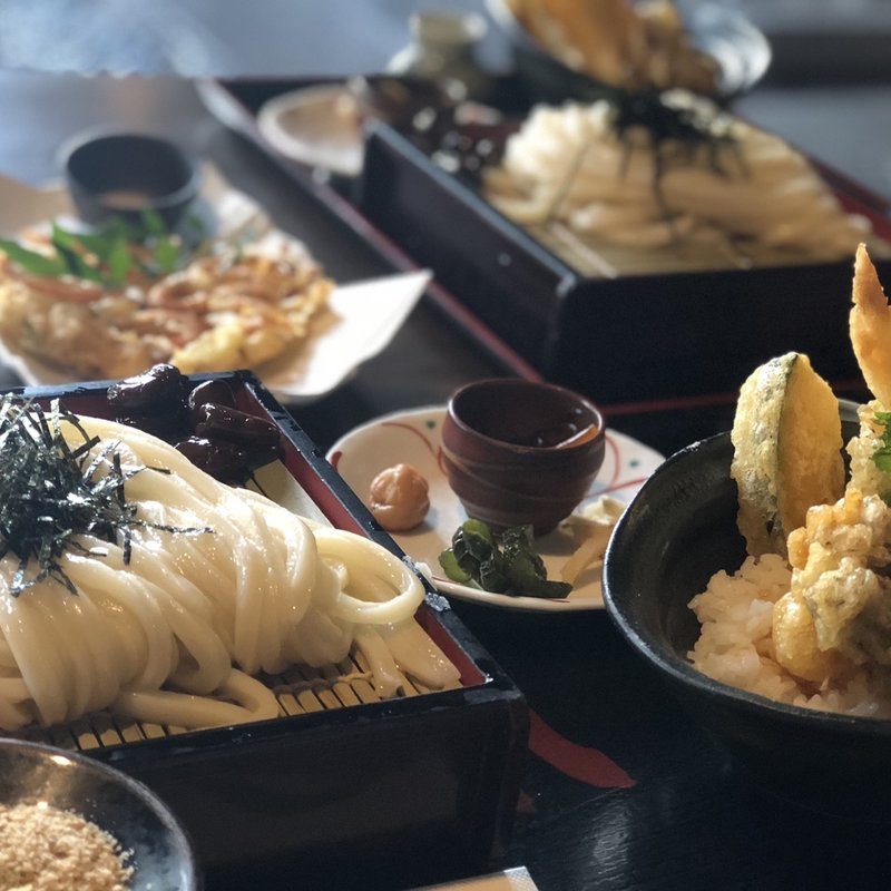 天丼定食(うどん本陣 山田家 本店 （やまだや）)