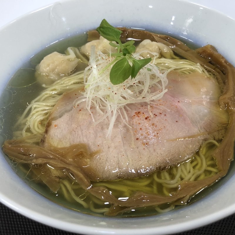 塩ラーメン+ワンタン(京阪百貨店守口店)