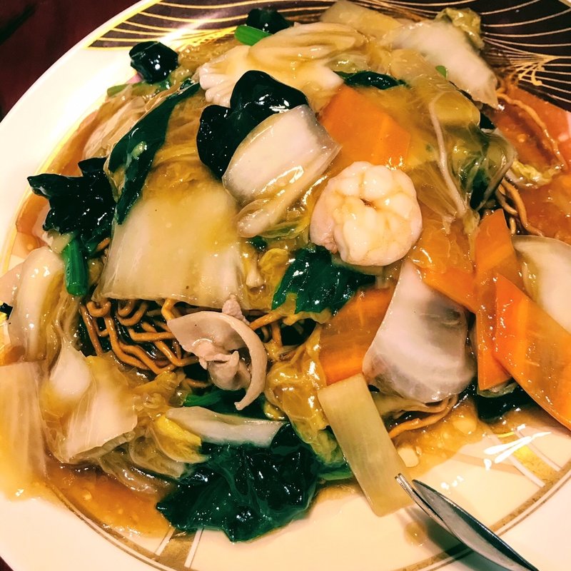 五目バリそば(五福楼)