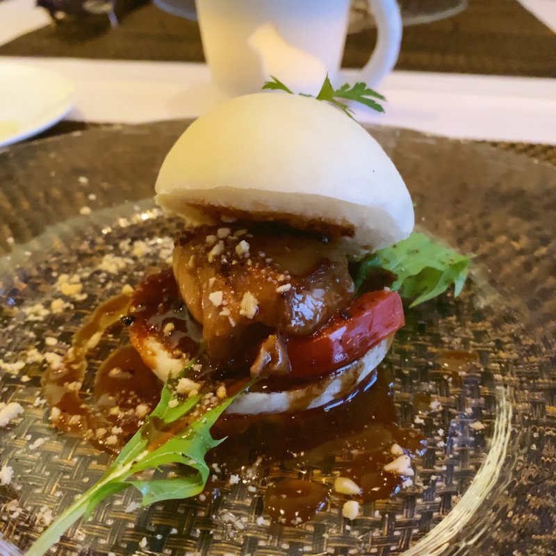 フォアグラバーガー(黒猫 福島本店)