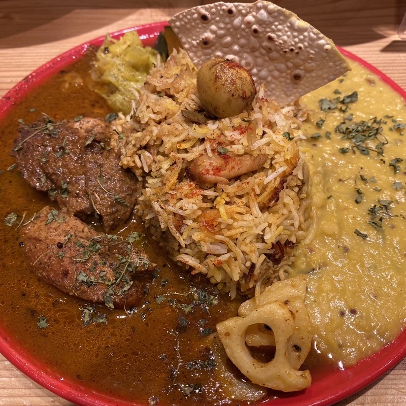 2種あいがけ(カリーノアトリエ)