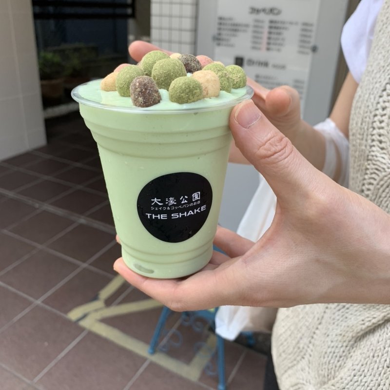 抹茶シェイク(大濠公園　THE SHAKE)