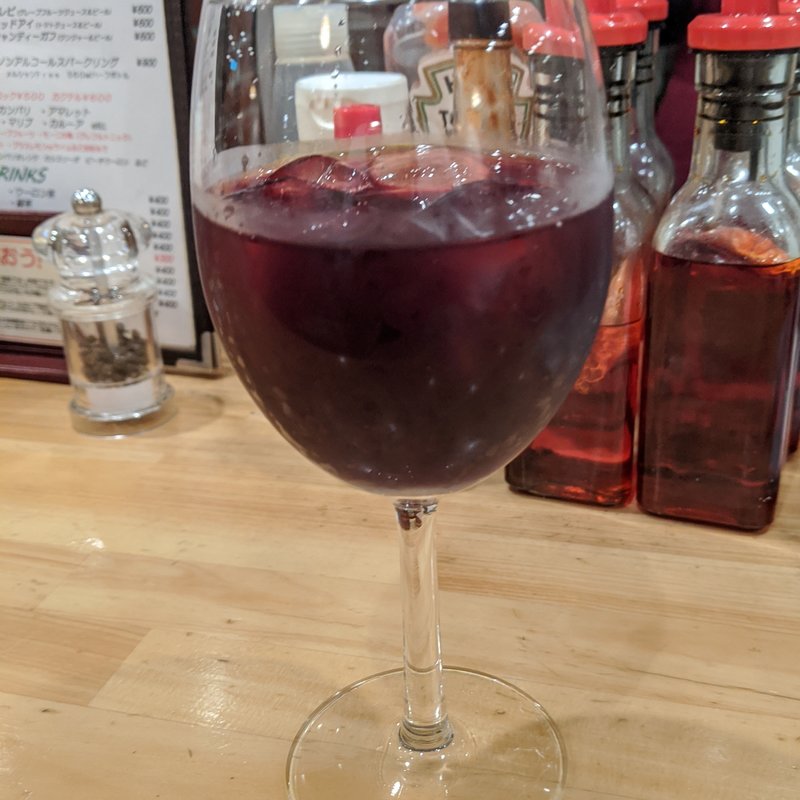 自家製サングリア赤(パレットイタリアンバール)