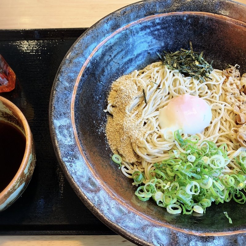 肉つけそば(生そばうどん ウエスト 蒲田店)