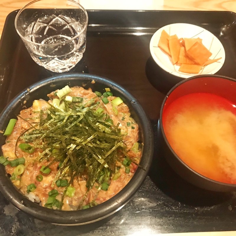 胡麻鯵丼定食(岩戸 銀座店)