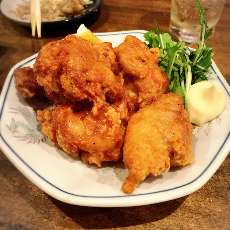 若鶏ざんぎ（鳥唐揚げ）(赤○中目黒｜居酒屋)
