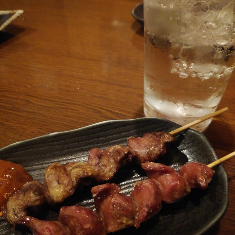 ハツと砂肝(やきとり いち 川越店)