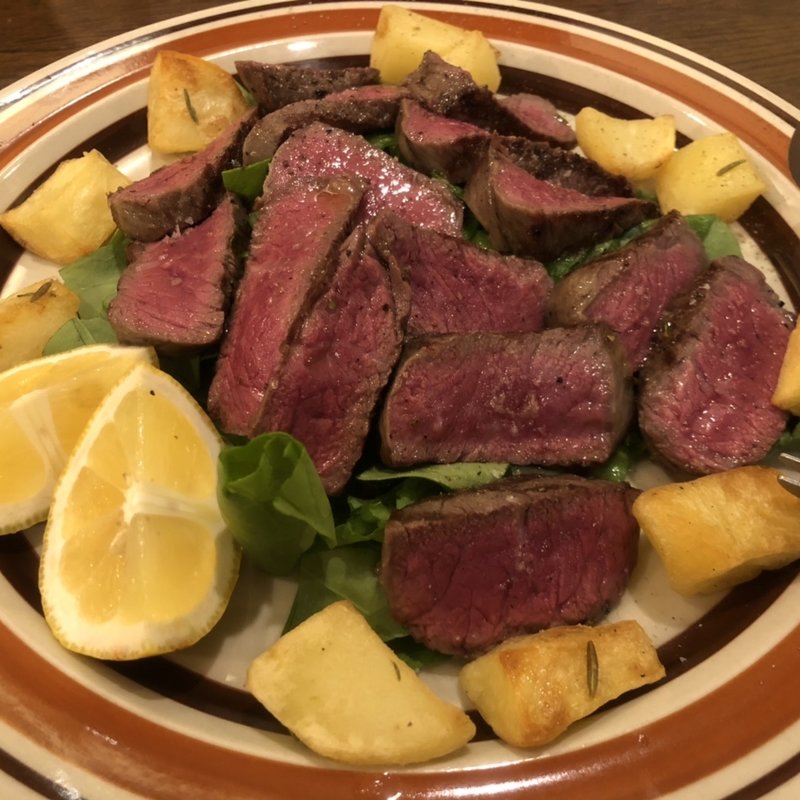 国産牛ラムシンのタリアータ(トラットリア ダ ゴイーノ （TRATTORIA Da GOINO）)