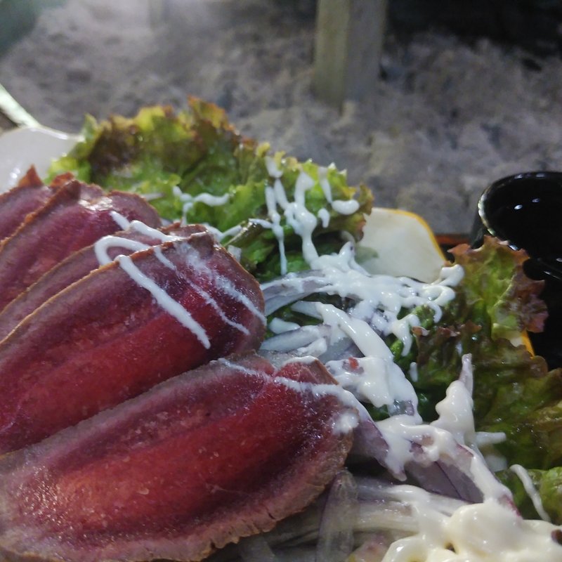 鹿刺身(陽山亭)