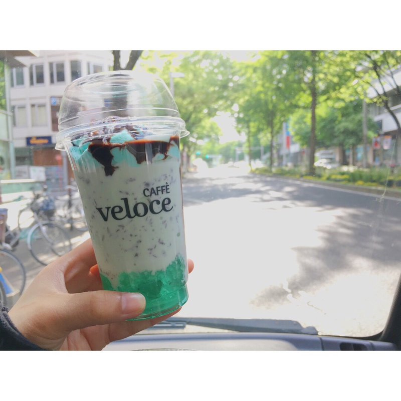 チョコミントマゼリー(カフェ・ベローチェ栄四丁目広小路通店)