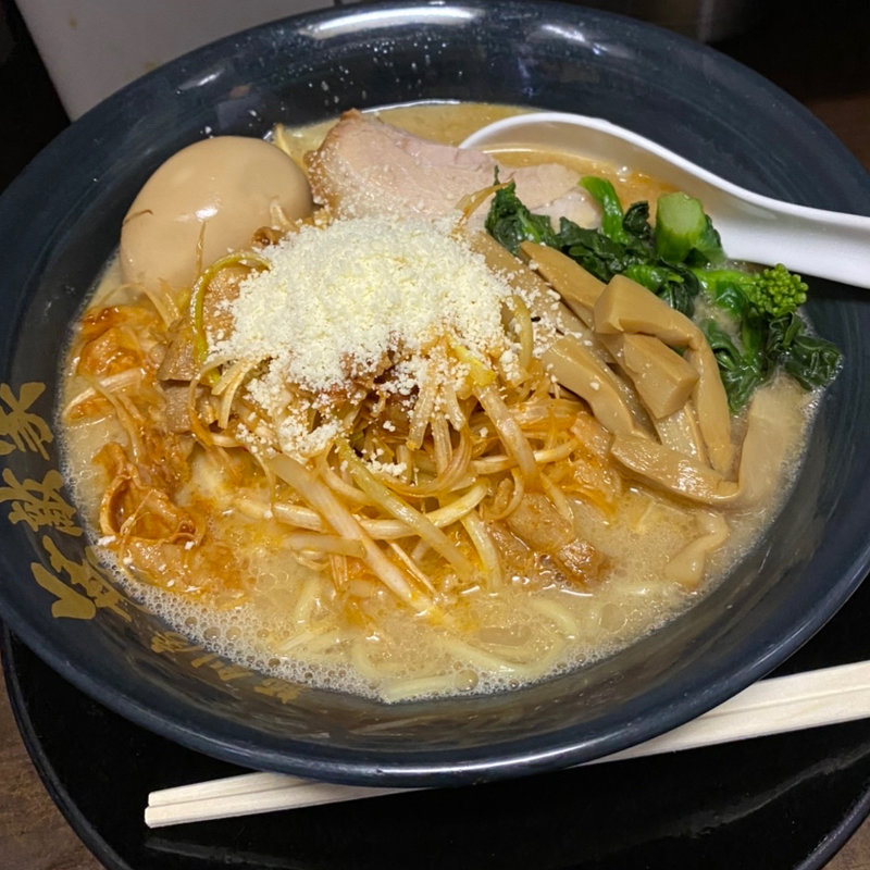 旨辛和えネギチャー麺(チーズ)(無敵家)
