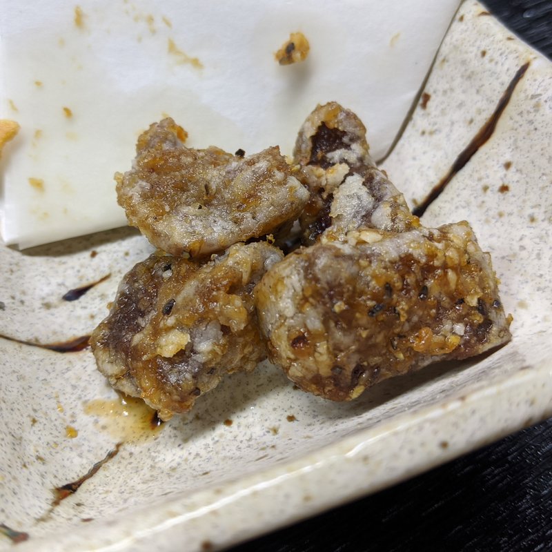 尾崎牛ハツの竜田揚げ(肉林)