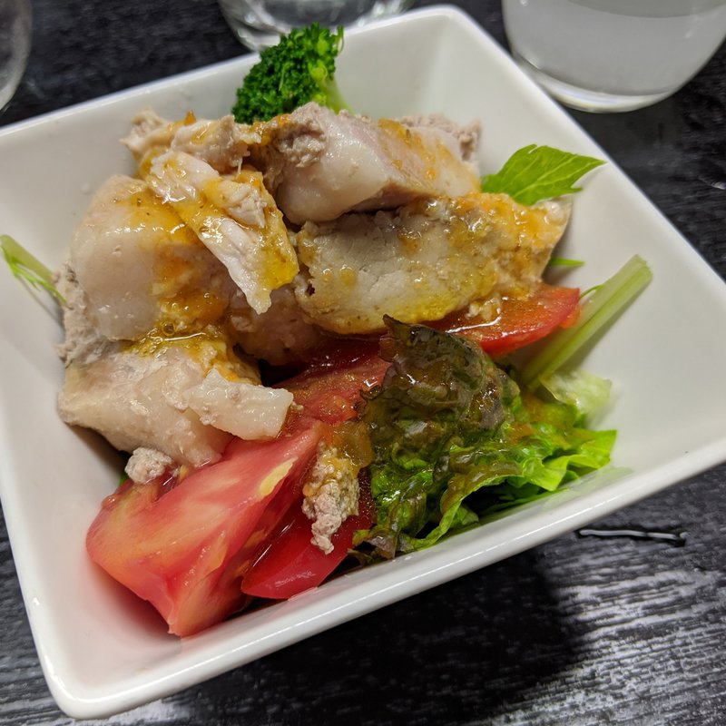 肉林名物トンテキサラダ(肉林)