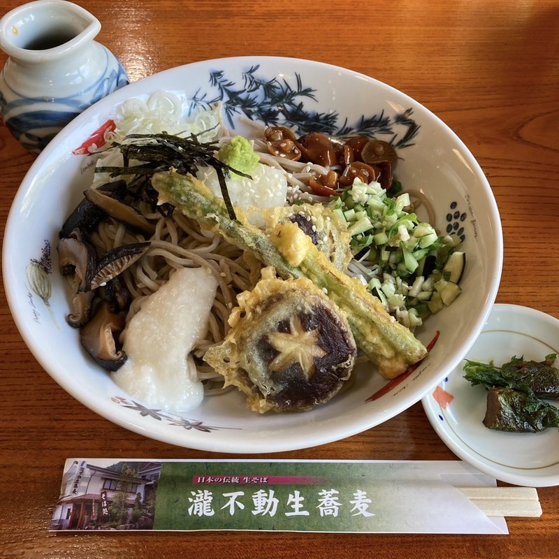 ぶっかけそば(瀧不動生そば )