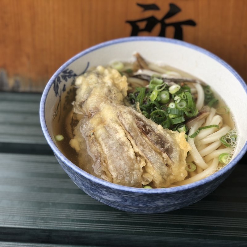 かけうどん（なす天）(宮川製麺所 （みやかわせいめんしょ）)