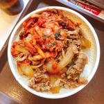 キムチ牛丼（大盛）(すき家 アクロスプラザ東神奈川店  )