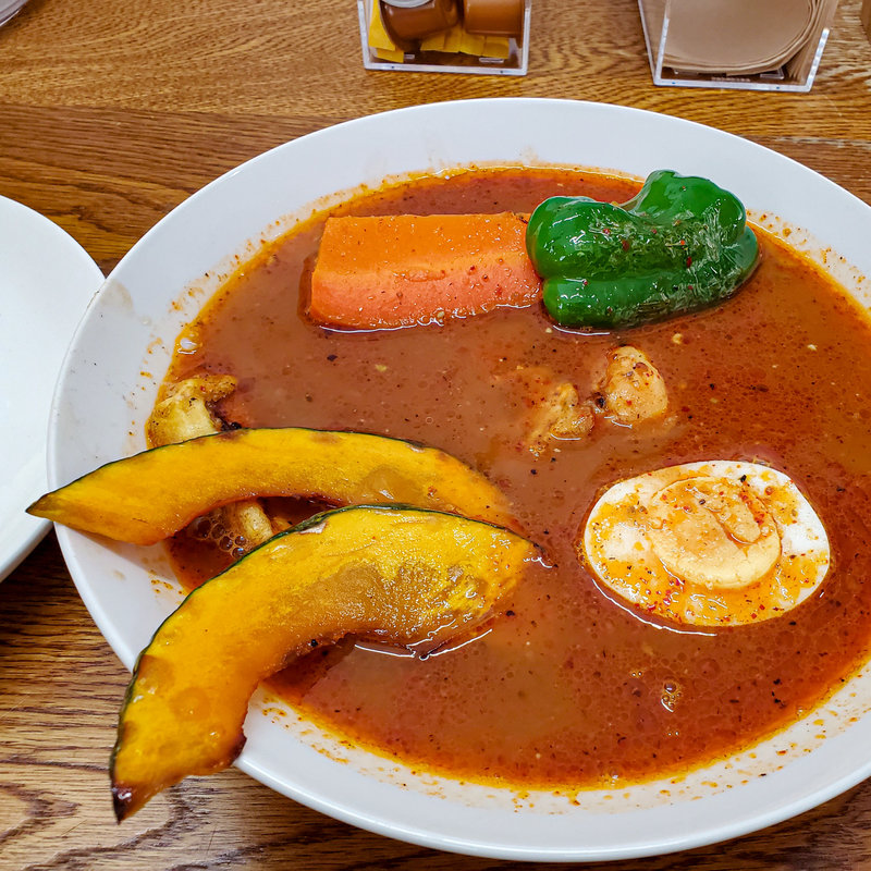 ベーコン玉子カレー(スープカレー MOON36)