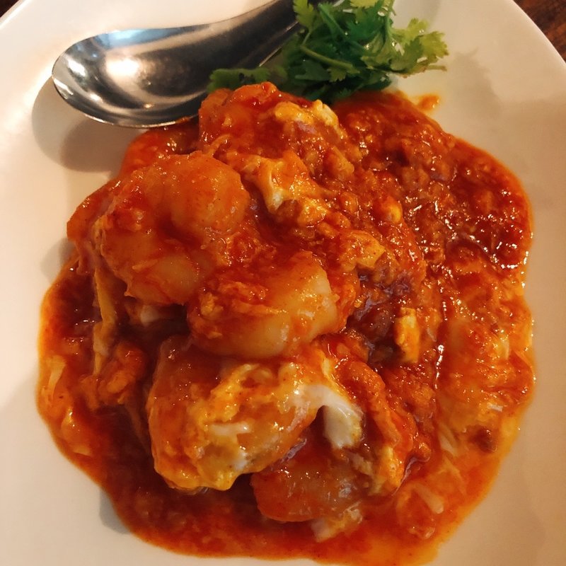 エビチリ(海南鶏飯食堂 麻布十番本店)