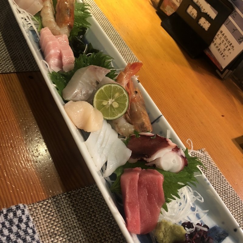 お造り盛り合わせ(寿司 炉端 海鮮居酒屋 吾作どん 天王寺アポロ店)