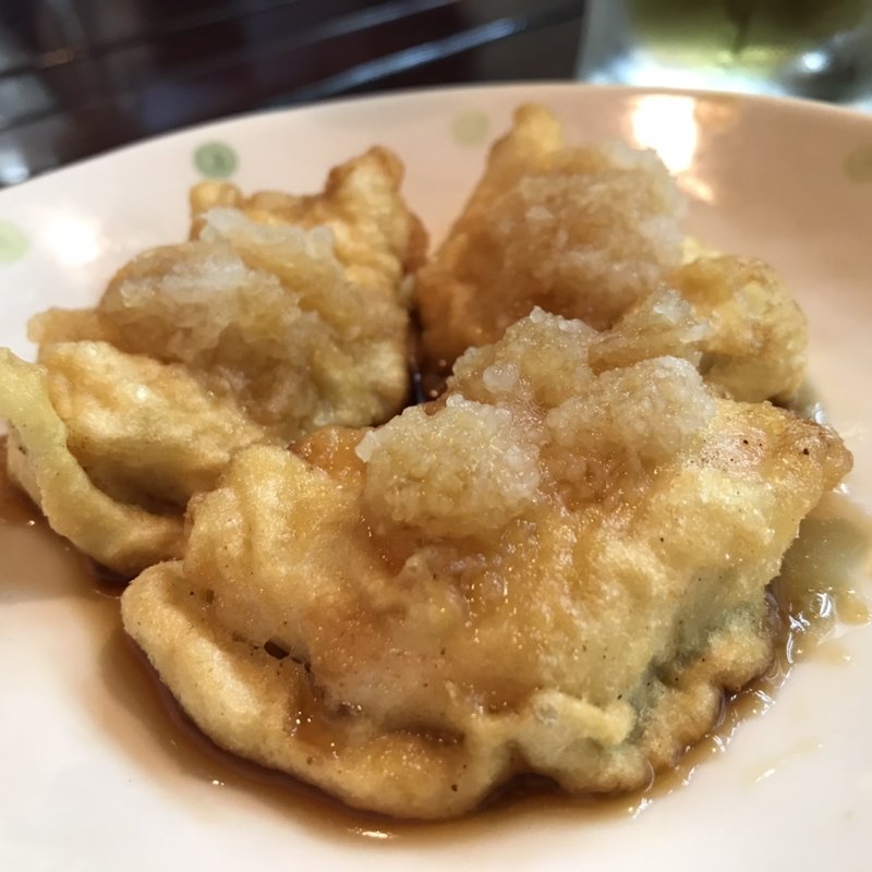 とり天ポン酢(二百円亭)