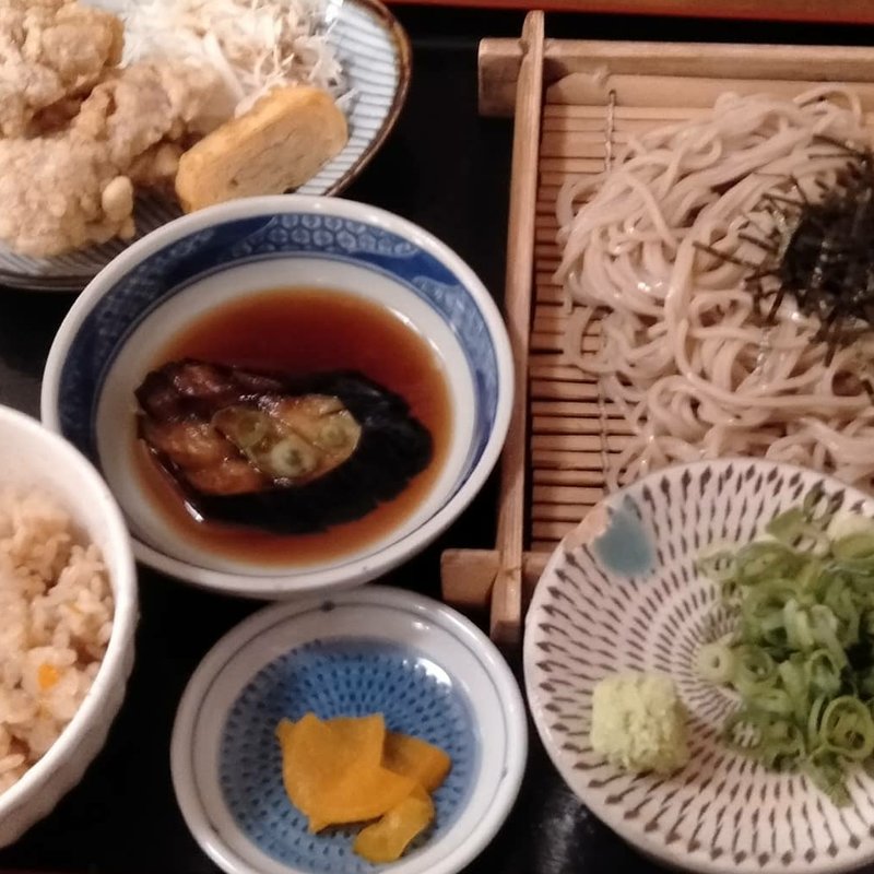 ざる蕎麦定食(小沼うどん)