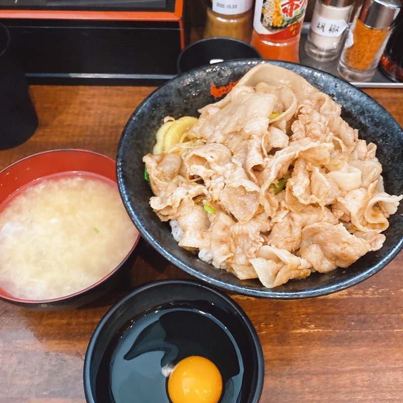 すた丼ダブル肉増し(伝説のすた丼屋 府中店 （でんせつのすたどんや）)