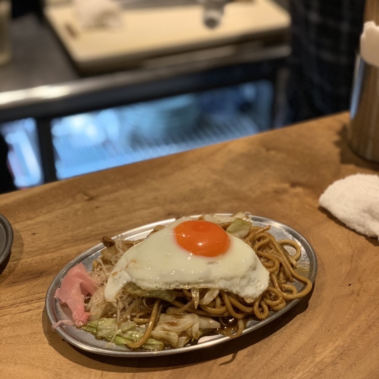 焼きそば 目玉焼きのせ(スタンド ニュー サンカク)の口コミ一覧 | No.1