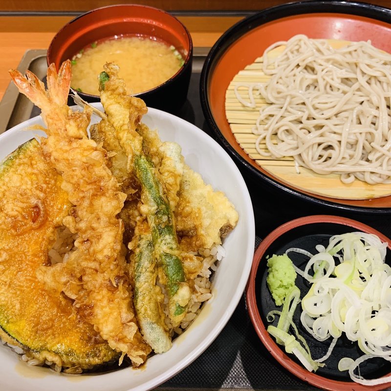 天丼そばセット(天丼てんや 東京スカイツリータウン・ソラマチ店)