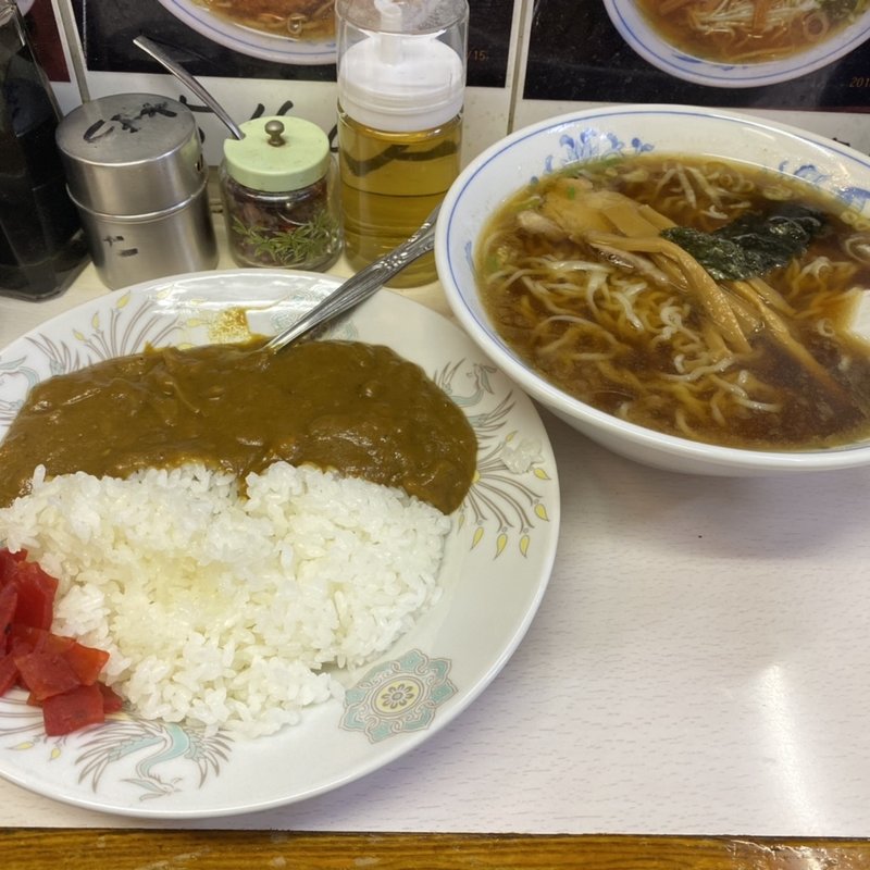 ラーメン＋少カレー(三松 )