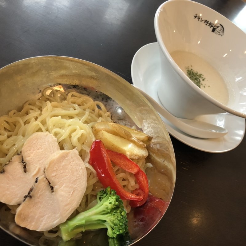 冷製ビシソワーズつけ麺(らーめん FLYINGチキン野郎)