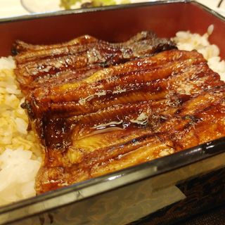 鰻重ランチセット(浜丁寿司)