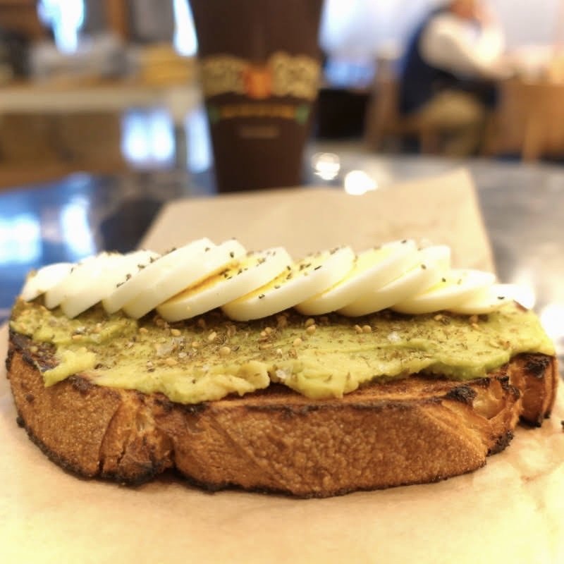 Avocado & Egg Toast(Philz coffee russian hill )