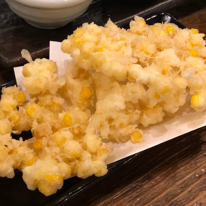 とうもろこしかき揚げ(佐賀県三瀬村 ふもと赤鶏 田町店)