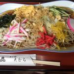 冷やしたぬきそば大盛り