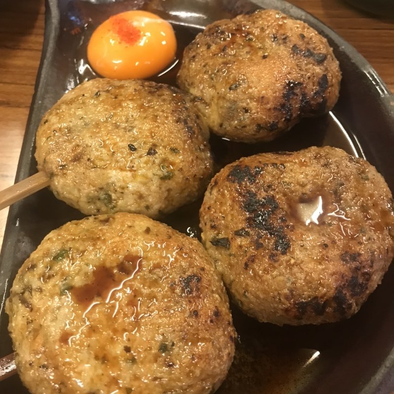 金運つくね2串(たまい駅前酒場)