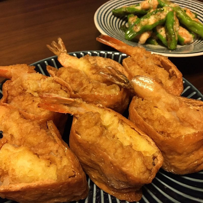 天むすいなり(日本料理　花坊-hanabo- )