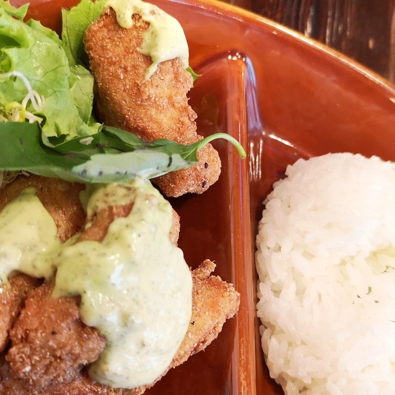 ライ麦粉のフライドチキン(glam)