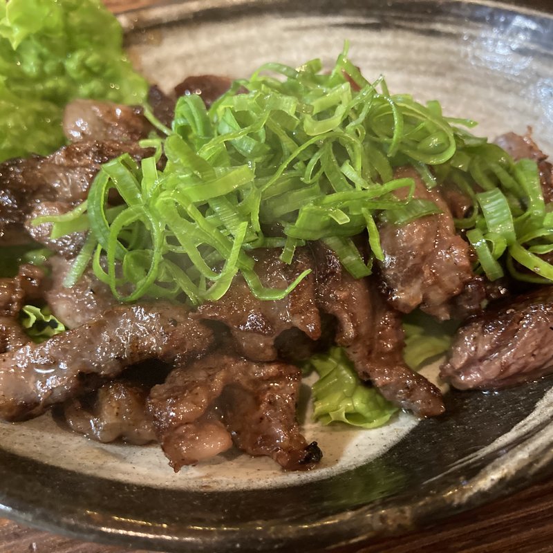 牛すじ焼(鉄板焼まねき)