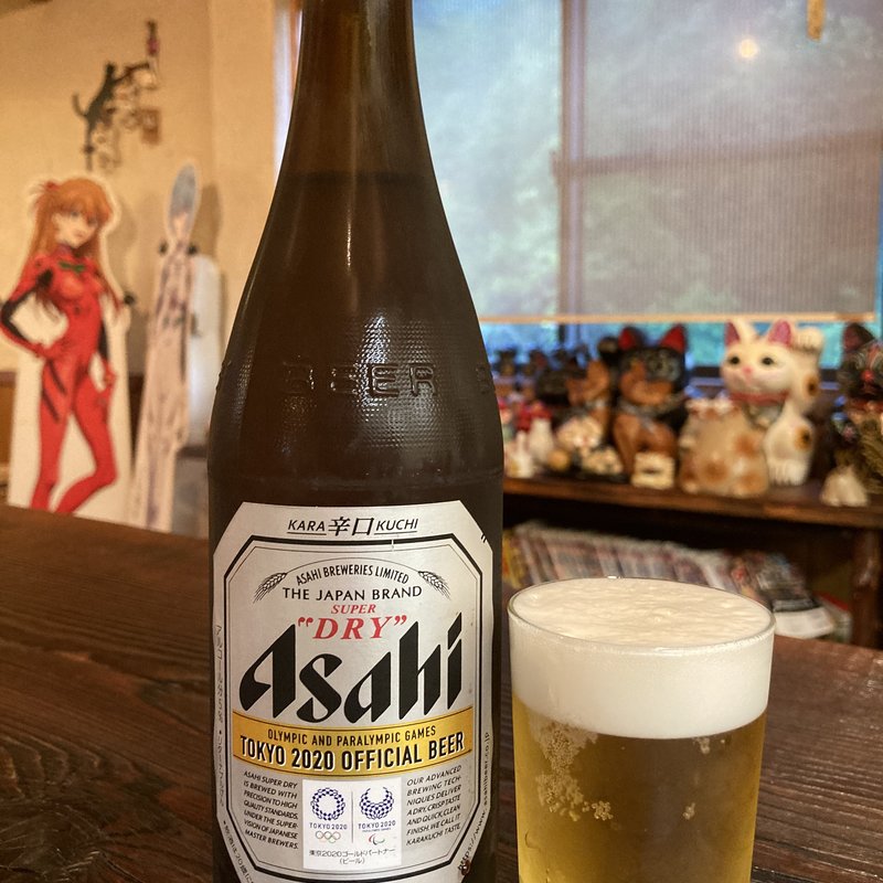 瓶ビール(鉄板焼まねき)