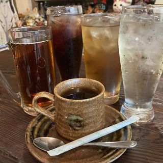 ホットウーロン茶(鉄板焼まねき)